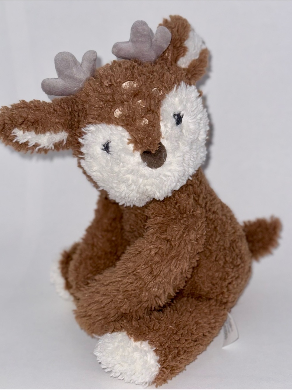 Moon and Stars Plush Brown Deer